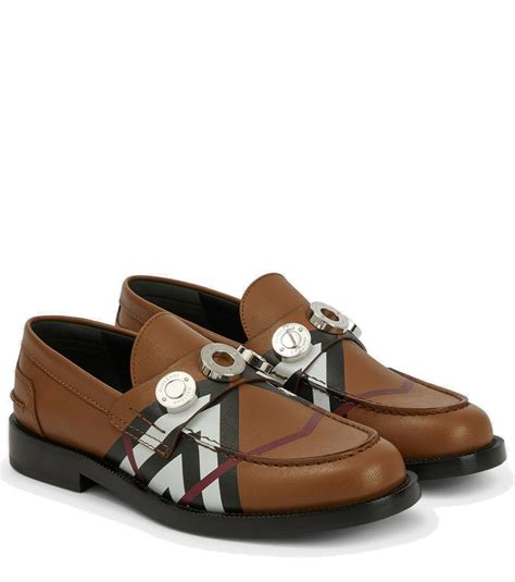 burberry leather loafers|burberry loafers sale.